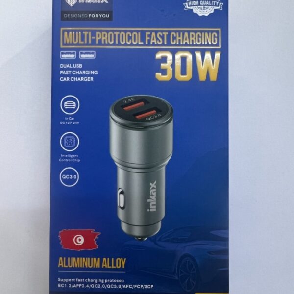 CAR CHARGER INKAX 30W CA-27