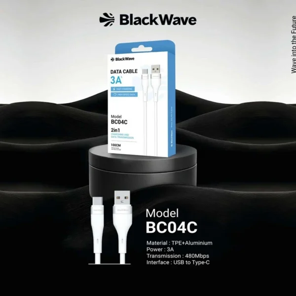 BC04C Cable 3A BlackWave