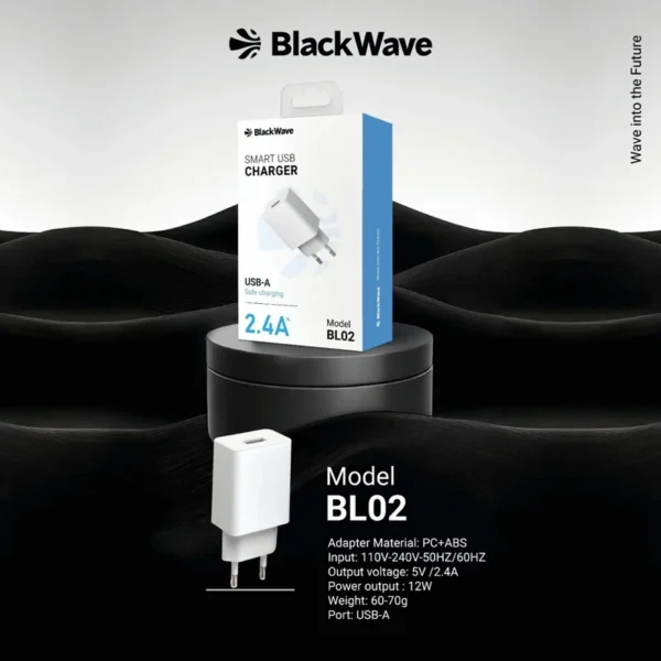 BL02 Adaptateur 12W BlackWave