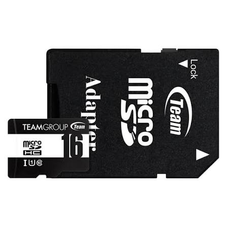 TEAM MICRO SDHC 16GB CLASS10 UHS-I RETAIL W/1ADAPER