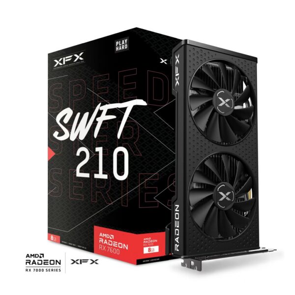 XFX SPEEDSTER SWFT 210 AMD R™ RX 7600 XT 8GO
