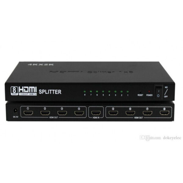 SPLITTER HDMI 1/8 3D VER 1.4 full HD 4K